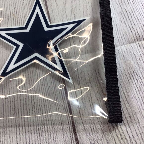 Dallas Cowboys, Clear Lanyard/Ticket Bag With Zipper - Picture 5 of 12